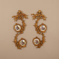 "Royal Branches" Duo – Classic Wall Hanging Set (Brass and Polyester)/ثنائي "الأغصان الملكية" - معلقات جدارية كلاسيكية (نحاس وبوليستر)